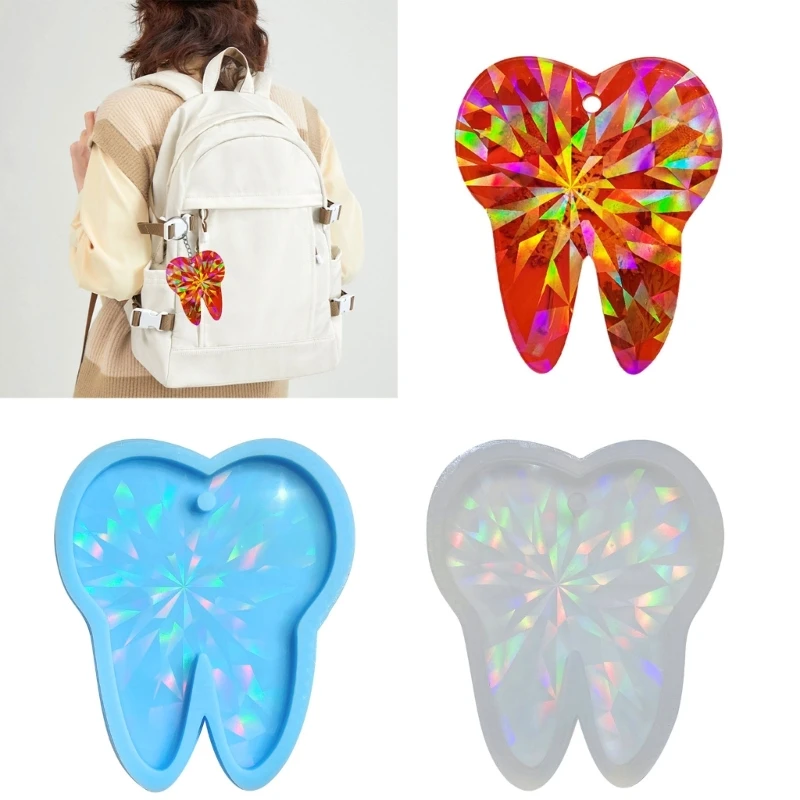 Big Tooth Light and Shadow Ornaments Silicone Epoxy Keychain Molds DIY Pendant Jewelry for Valentines Gift
Big Tooth Light and Shadow Ornaments Silicone Epoxy Keychain Molds DIY Pendant Jewelry for Valentines Gift