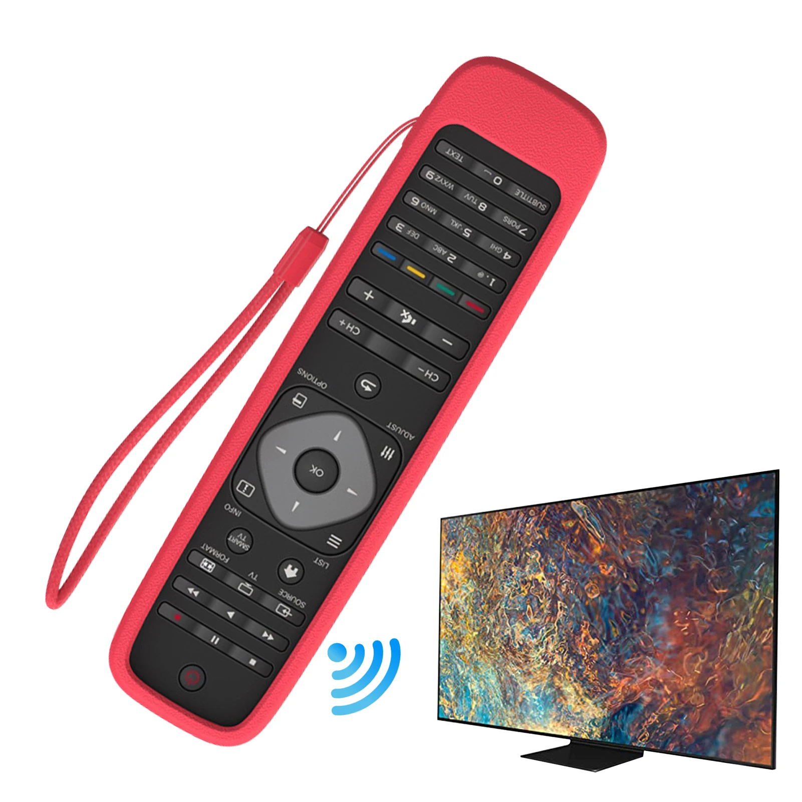 Protective Case For Philips SMART TV Remote Control Shockproof Silicone Cover Anti-Lost Washable Remote Case Replacement
Protective Case For Philips SMART TV Remote Control Shockproof Silicone Cover Anti-Lost Washable Remote Case Replacement