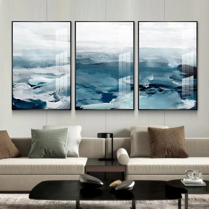 Modern Minimalist Abstract Poster Printing Hanging Blue Sea Painting Canvas Lamp Luxury Living Room Decoration Painting
Modern Minimalist Abstract Poster Printing Hanging Blue Sea Painting Canvas Lamp Luxury Living Room Decoration Painting