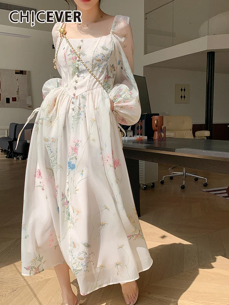 Женское платье-туника CHICEVER, с квадратным воротником и пышными рукавами, с высокой талией, модное платье
Женское платье-туника CHICEVER, с квадратным воротником и пышными рукавами, с высокой талией, модное платье