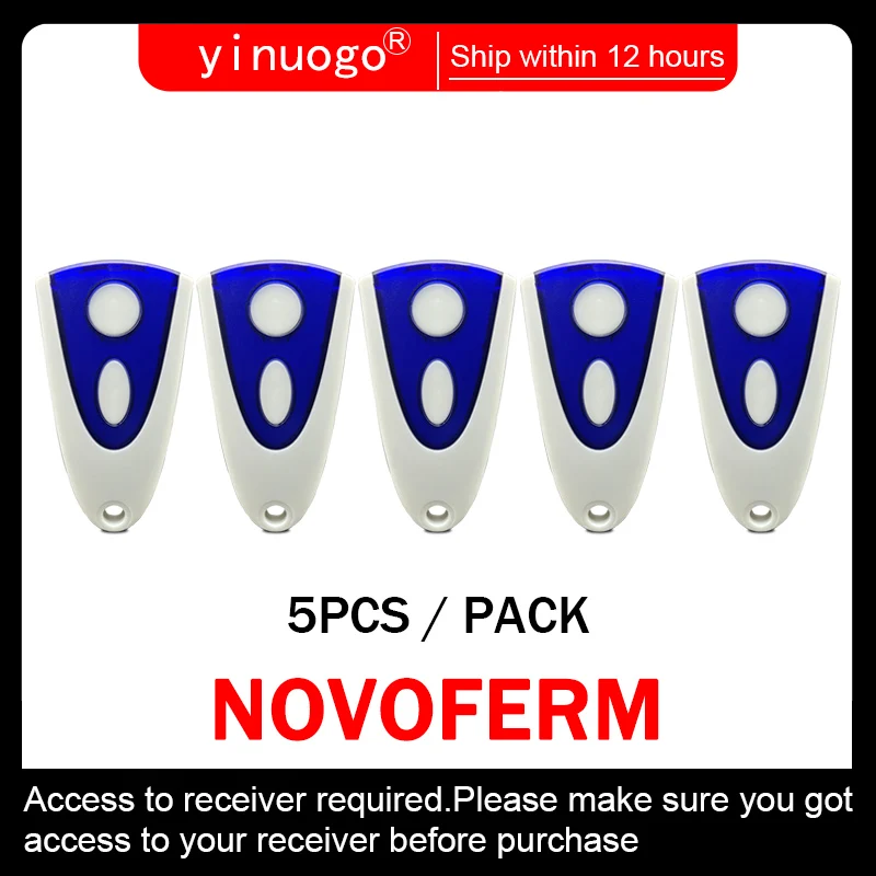 5 шт. для NOVOFERM NOVOTRON 502 512 504 522 524 MTR43-2 MCHS43-2 MNHS433-02 MNHS433-04 433 МГц NOVOFERM пульт дистанционного управления дверью гаража
5 шт. для NOVOFERM NOVOTRON 502 512 504 522 524 MTR43-2 MCHS43-2 MNHS433-02 MNHS433-04 433 МГц NOVOFERM пульт дистанционного управления дверью гаража