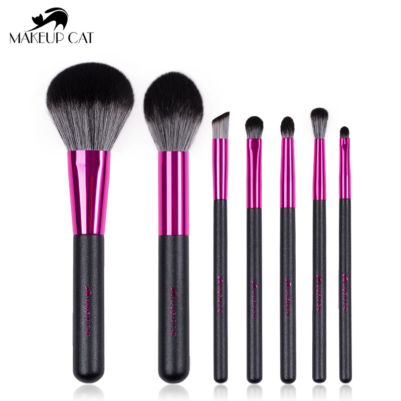 Набор кистей для макияжа Cat Beauty-7 из фиолетового синтетического ворса-кисти с мраморной ручкой-кисти для пудры, основы, теней, румян
Набор кистей для макияжа Cat Beauty-7 из фиолетового синтетического ворса-кисти с мраморной ручкой-кисти для пудры, основы, теней, румян