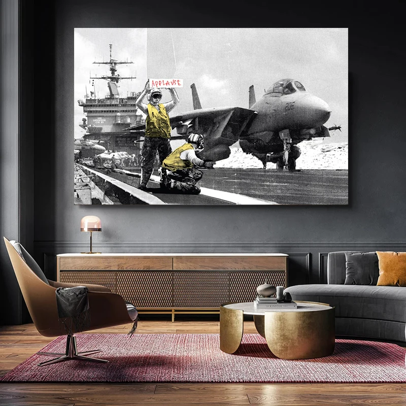 Banksy Art Plane Vintage Posters and Prints Street Graffiti Wall Art Canvas Painting Picture for Living Room Home Decor Cuadros
Banksy Art Plane Vintage Posters and Prints Street Graffiti Wall Art Canvas Painting Picture for Living Room Home Decor Cuadros