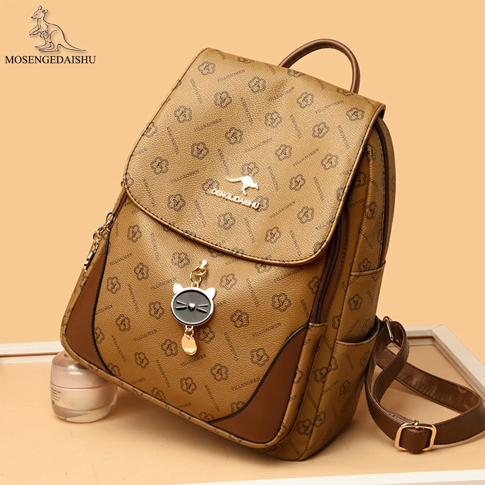 Luxury Designer High Quality Leather Ladies Backpack Panelled Design New Women's Bag Fashion Ladies Anti Theft Backpack Bolsos
Luxury Designer High Quality Leather Ladies Backpack Panelled Design New Women's Bag Fashion Ladies Anti Theft Backpack Bolsos