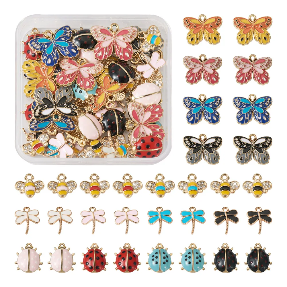 1 Box Mixed Styles Alloy Enamel Pendants Drop Oil Animal Flower Tiny Charms For Bracelet Necklace Earrings DIY Jewelry Making
1 Box Mixed Styles Alloy Enamel Pendants Drop Oil Animal Flower Tiny Charms For Bracelet Necklace Earrings DIY Jewelry Making