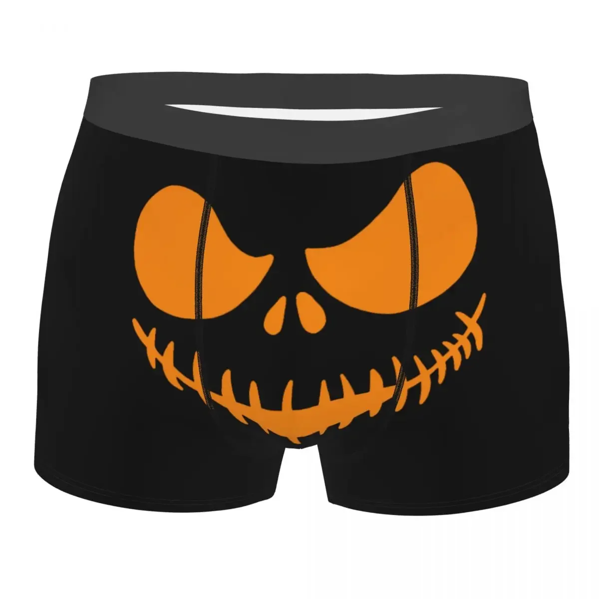 Мужское нижнее белье Джек Skullington Smile трусы стрейч из фильма Хэллоуин шорты
