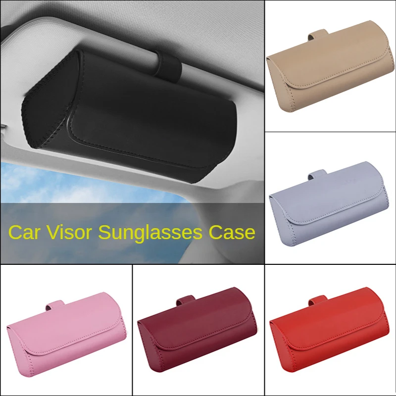Car Visor Sunglasses Case Clip Hanger Magnetic Fastener Sunglasses Holder PU Leather Storage Box Eyeglasses Holder Car Interior
Car Visor Sunglasses Case Clip Hanger Magnetic Fastener Sunglasses Holder PU Leather Storage Box Eyeglasses Holder Car Interior