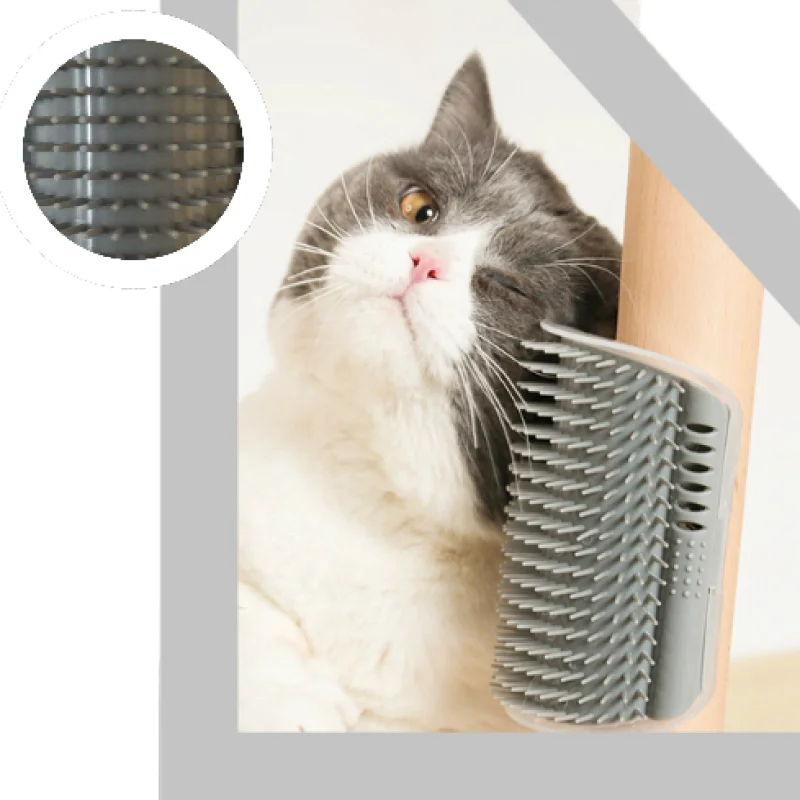 

Massage Comb Pet Comb Removable Cat Corner Scratching Rubbing Brush Pet Hair Removal Pet Grooming Cleaning Supplies Scratcher
