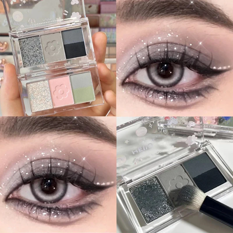 Smokey Matte Glitter Eyeshadow Palette Shimmer Shine Eyeshadow Palette Matte Cool Toned Gray Black Shiny Eye Shadow Eye Pigments
Smokey Matte Glitter Eyeshadow Palette Shimmer Shine Eyeshadow Palette Matte Cool Toned Gray Black Shiny Eye Shadow Eye Pigments