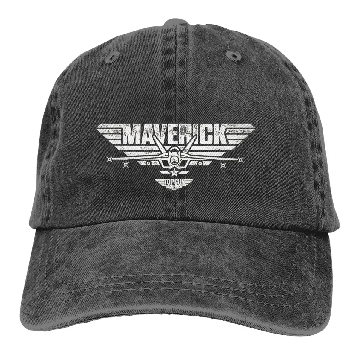 

Multicolor Hat Peaked Men Women's Cowboy Cap Top Gun Maverick Centered Jet Logo Baseball Caps Personalized Visor Protect Hats
