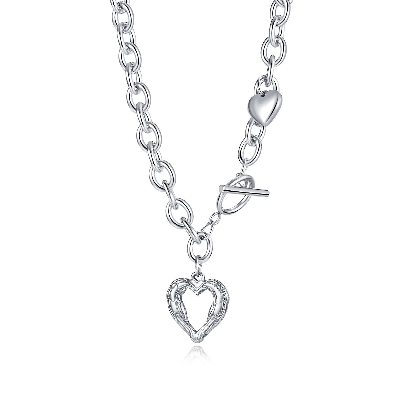 Dropshipping Jewelry Wholesale Creative Personality OT Fashion Ol Hollow Heart Stainless Steel Necklace
Dropshipping Jewelry Wholesale Creative Personality OT Fashion Ol Hollow Heart Stainless Steel Necklace