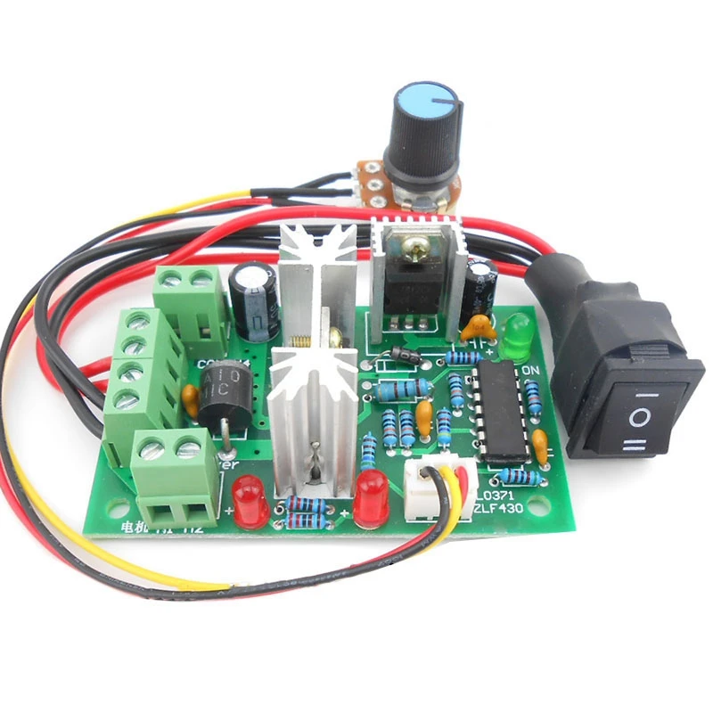PWM DC Motor Speed Controller Switch DC 20A Current Regulator 10-60V PWM DC Controller 150W 12V 24V 36V 48V
PWM DC Motor Speed Controller Switch DC 20A Current Regulator 10-60V PWM DC Controller 150W 12V 24V 36V 48V