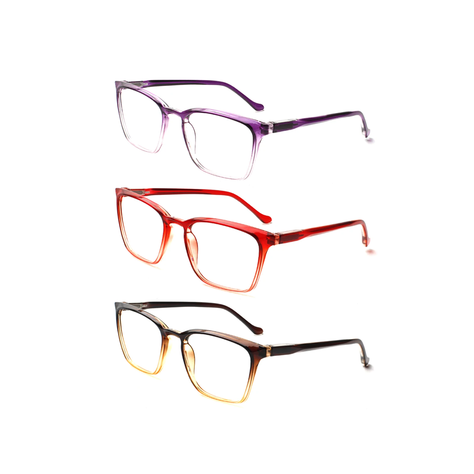 TUREZING 3 Pairs of Reading Glasses Men High Quality Rectangular Gradient Color HD Comfortable Women's Prescription Eyewear
TUREZING 3 Pairs of Reading Glasses Men High Quality Rectangular Gradient Color HD Comfortable Women's Prescription Eyewear