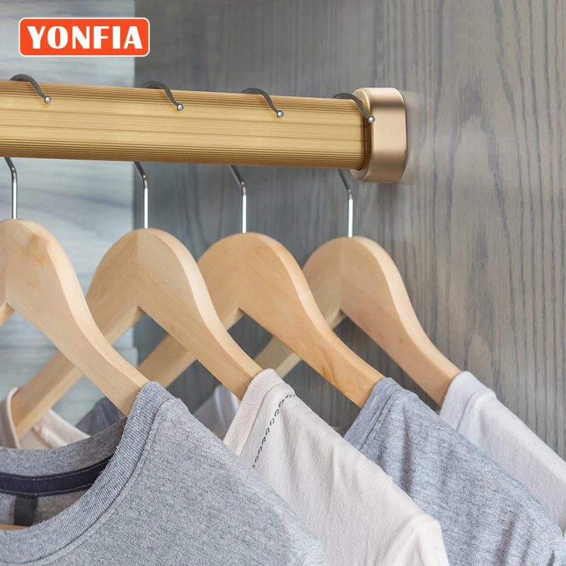 YONFIA 3677 Gold Aluminium Alloy Profile Clothes Organizer Rack Rails Wardrobe Closet Hanger Clothing Rod Rack For Clothes Pants
YONFIA 3677 Gold Aluminium Alloy Profile Clothes Organizer Rack Rails Wardrobe Closet Hanger Clothing Rod Rack For Clothes Pants
