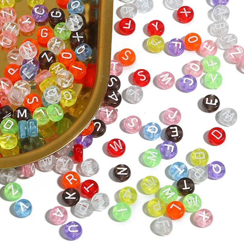 100pcs/lot 7mm Letter Beads Mix Round 26 Alphabet Charms Acrylic DIY Beads For Jewelry Making Bracelets Key Chain Necklace
100pcs/lot 7mm Letter Beads Mix Round 26 Alphabet Charms Acrylic DIY Beads For Jewelry Making Bracelets Key Chain Necklace