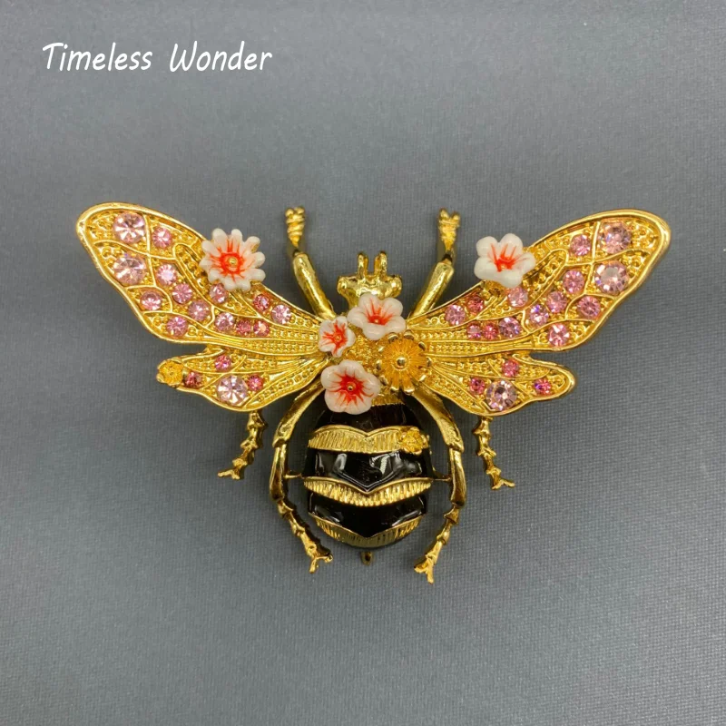 Timeless Wonder Retro Zirconia Bee Brooch Pins for Women Designer Jewelry Runway Rare Luxury Brand Gift Cute Top Rare Kpop 5383
Timeless Wonder Retro Zirconia Bee Brooch Pins for Women Designer Jewelry Runway Rare Luxury Brand Gift Cute Top Rare Kpop 5383