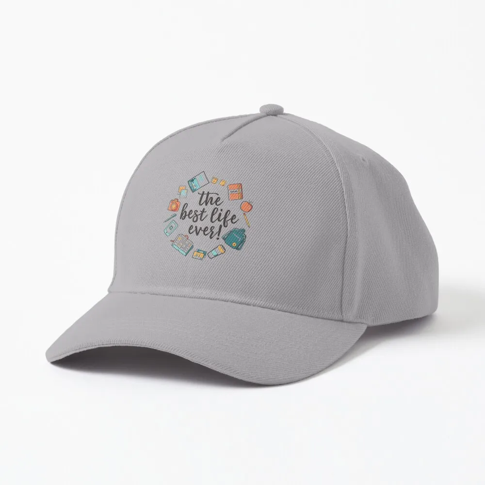 

The Best Life Ever! (Design no. 3) Cap Designed and sold by a Top Seller Paper Bee Gift Shop