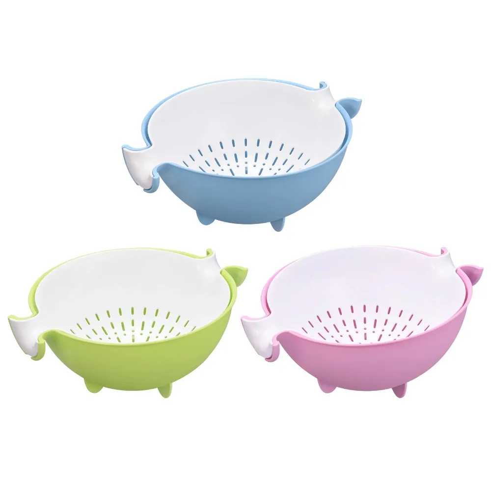 Kitchen Strainer Colander 3PCS PP Plastic Food Strainer Basket Pink, Blue, Green
Kitchen Strainer Colander 3PCS PP Plastic Food Strainer Basket Pink, Blue, Green