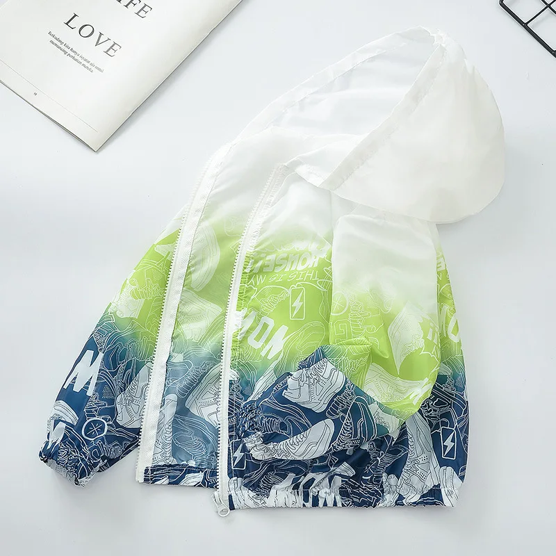 Children's Sun Protection Jacket Children's Summer Clothes Boys' Summer Tops Baby Gradient Sun Protection Clothes Thin Section
Children's Sun Protection Jacket Children's Summer Clothes Boys' Summer Tops Baby Gradient Sun Protection Clothes Thin Section
