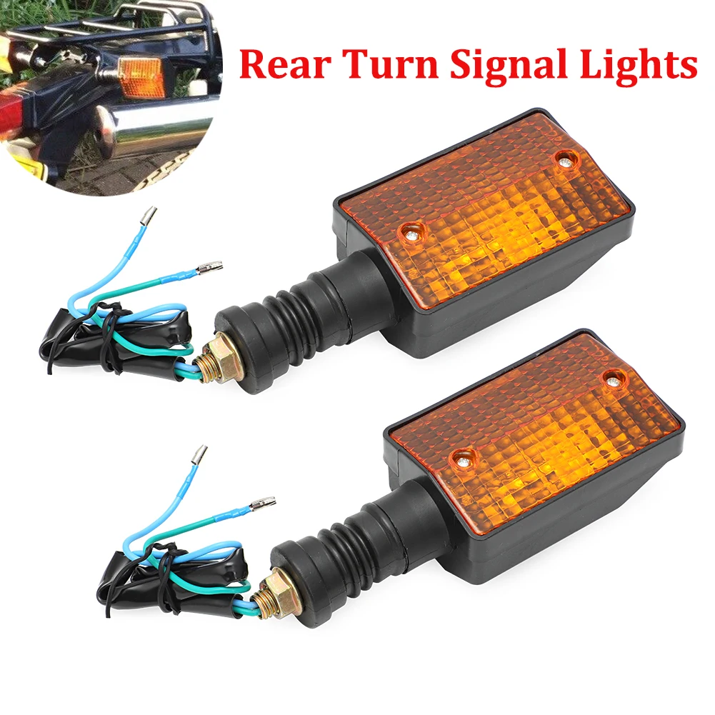 2X Rear Turn Signal Lights Kit For Yamaha XT350 XT600 XT550 XT250 FZ750 1985-2000 
2X Rear Turn Signal Lights Kit For Yamaha XT350 XT600 XT550 XT250 FZ750 1985-2000