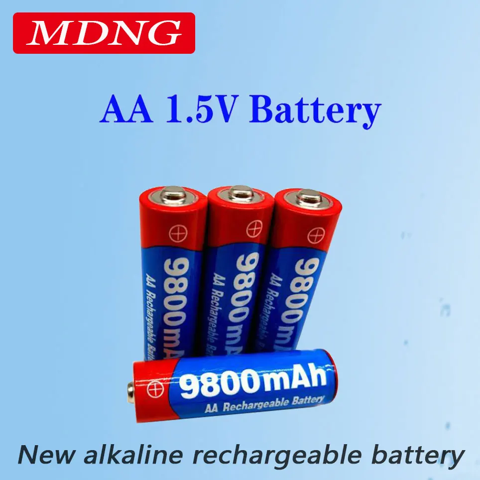 2023 New2~20pcs/lot Brand AA Rechargeable Battery 9800mah 1.5V New Alkaline Rechargeable Batery for Led Light Toy Mp3
2023 New2~20pcs/lot Brand AA Rechargeable Battery 9800mah 1.5V New Alkaline Rechargeable Batery for Led Light Toy Mp3