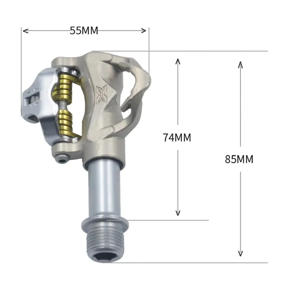 1 Set Durable Silver Color Single-sided Waterproof Dust-proof Clipless Pedals for Riding Self-locking Pedals SPD Pedal
1 Set Durable Silver Color Single-sided Waterproof Dust-proof Clipless Pedals for Riding Self-locking Pedals SPD Pedal