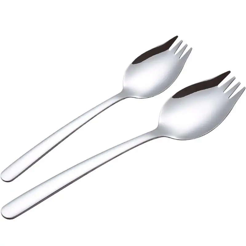 Stainless Steel Fruit Fork Spoon Long Handle Ice Cream Salad Dessert Fork Spoon Multi-Function Western Tableware Silver Spork
Stainless Steel Fruit Fork Spoon Long Handle Ice Cream Salad Dessert Fork Spoon Multi-Function Western Tableware Silver Spork