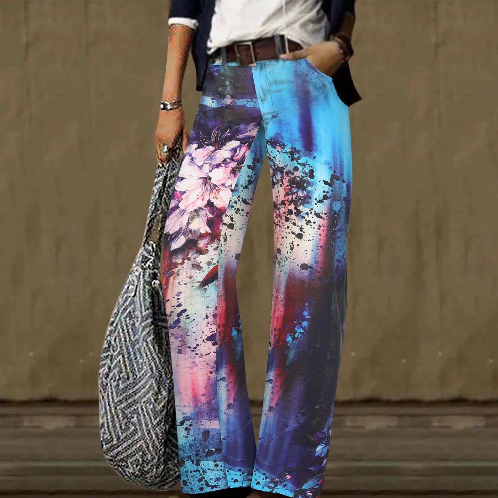 Women Wide Leg Pants Graffiti Tie-dye Printed Casual Loose Trousers Straight Pants Loose Spring Summer Vintage High Waist Pants
Women Wide Leg Pants Graffiti Tie-dye Printed Casual Loose Trousers Straight Pants Loose Spring Summer Vintage High Waist Pants