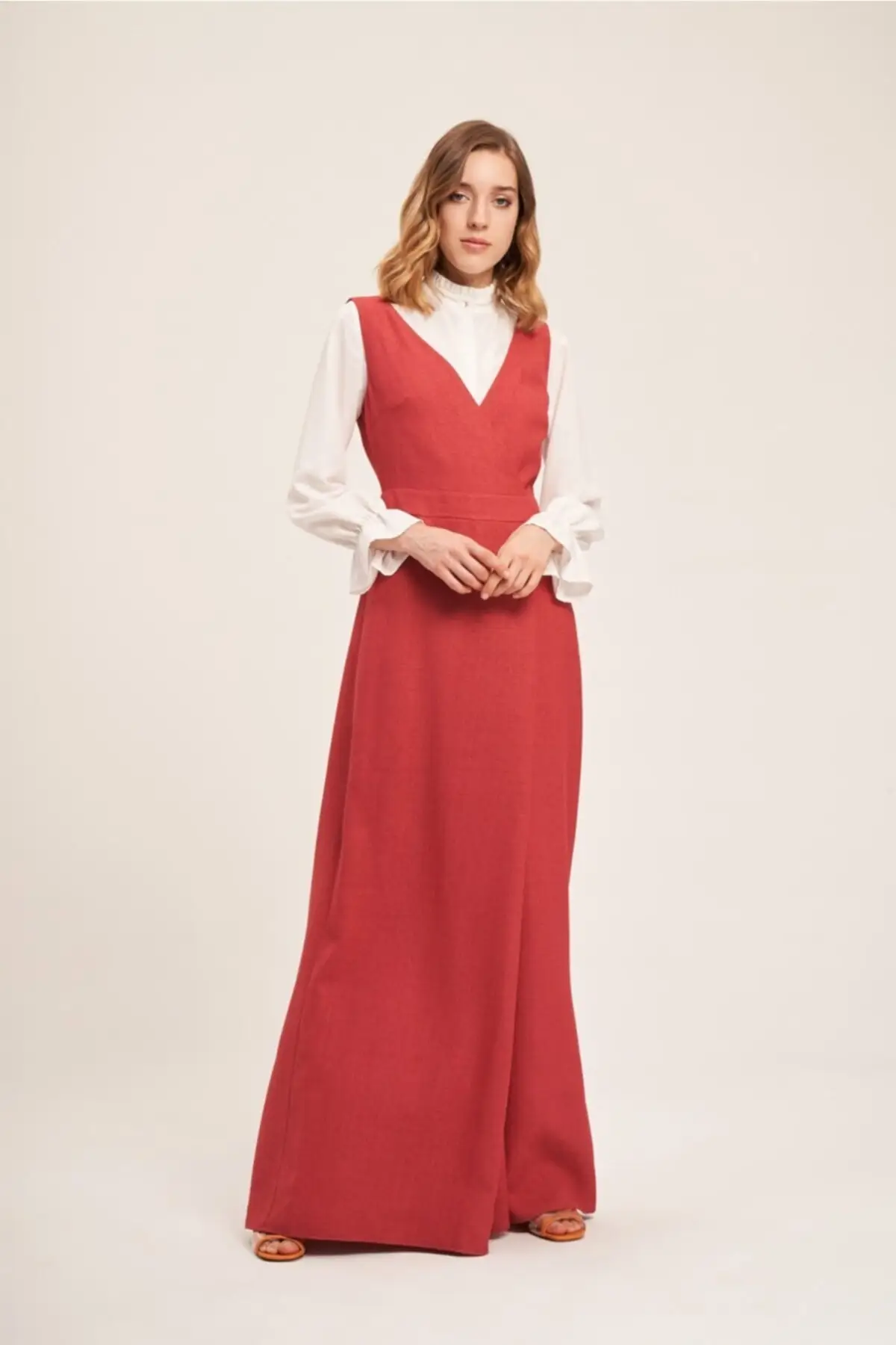 Women's Overalls Sleeveless Textured Jumpsuit (Tile) Hot Style Quality Fabric Sleeveless Baggy Trousers Casual Jumpsuit
Women's Overalls Sleeveless Textured Jumpsuit (Tile) Hot Style Quality Fabric Sleeveless Baggy Trousers Casual Jumpsuit