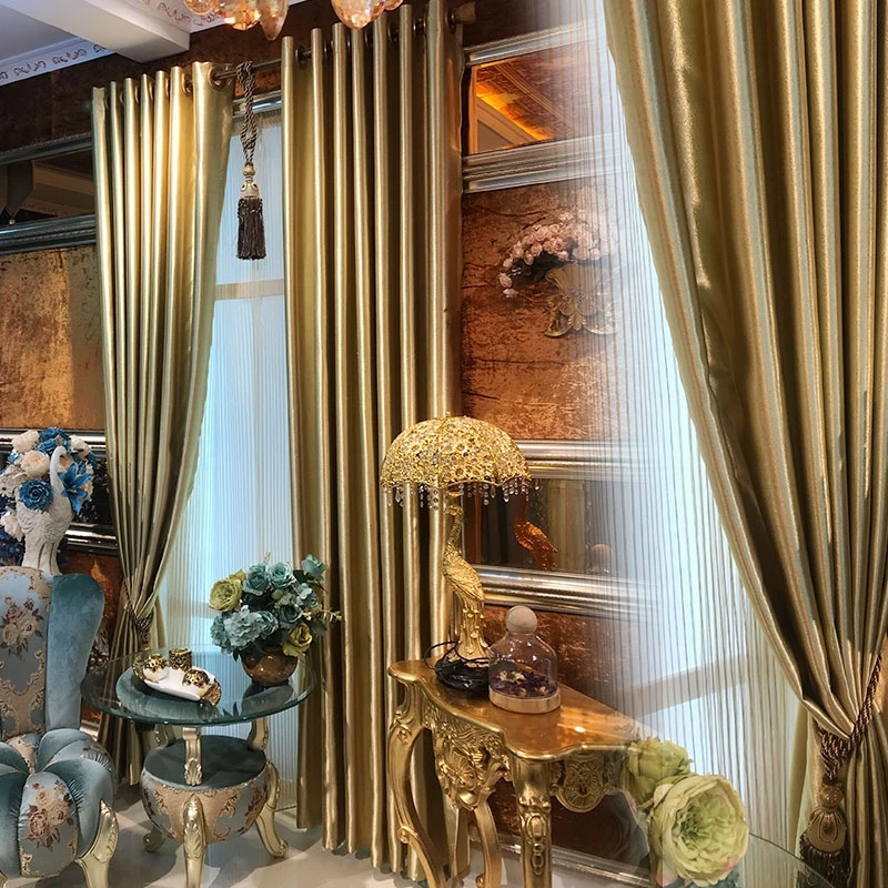 Solid Champagne Golden Blackout Window Curtains For Living Room Modern Style Bedroom Curtain High Shading Home Decor Drape
Solid Champagne Golden Blackout Window Curtains For Living Room Modern Style Bedroom Curtain High Shading Home Decor Drape