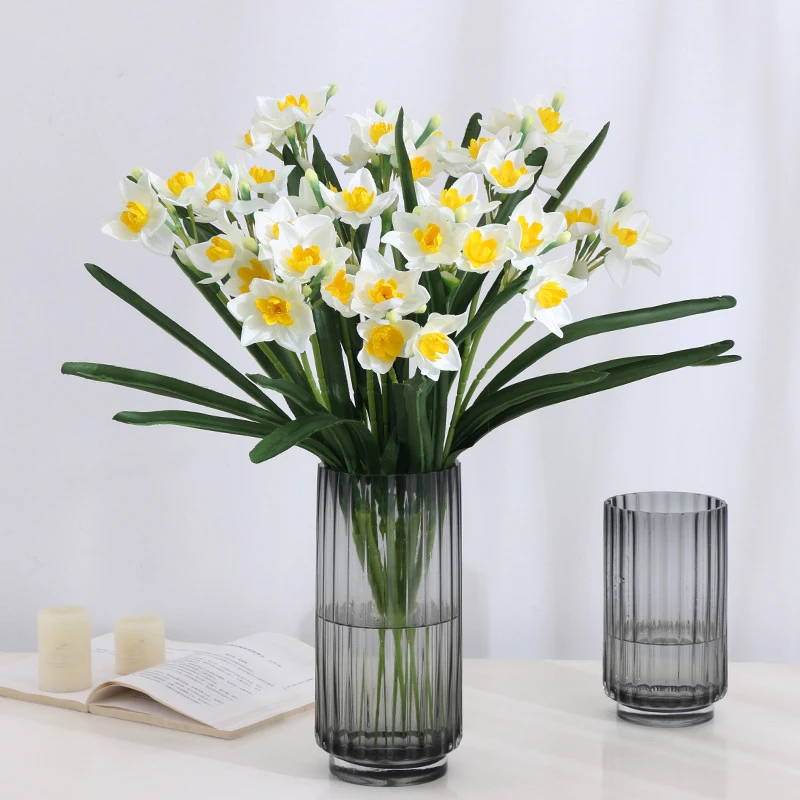 3/8 heads Daffodil Flower Artificial Silk Narcissus Bouquet Wedding Floral Arrangements Accessories Home Table Decor Photo Prop
3/8 heads Daffodil Flower Artificial Silk Narcissus Bouquet Wedding Floral Arrangements Accessories Home Table Decor Photo Prop