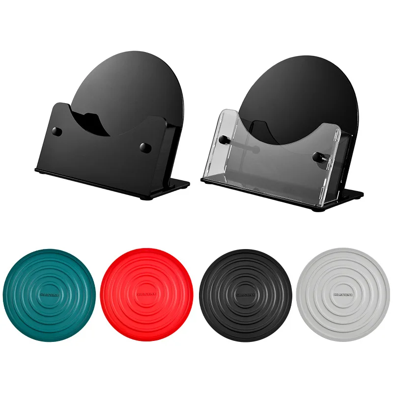 1Pcs New thickened round solid color silicone heat insulation pad anti-ironing heat resistant non-slip table pot bowl coasters
1Pcs New thickened round solid color silicone heat insulation pad anti-ironing heat resistant non-slip table pot bowl coasters