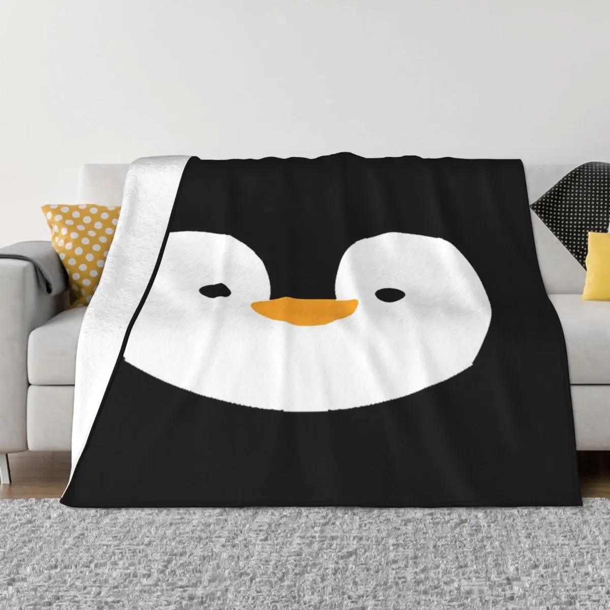 Cute Penguin Face Fuzzy Blanket Cartoon Animal Custom Throw Blankets for Home 150*125cm Rug Piece
Cute Penguin Face Fuzzy Blanket Cartoon Animal Custom Throw Blankets for Home 150*125cm Rug Piece