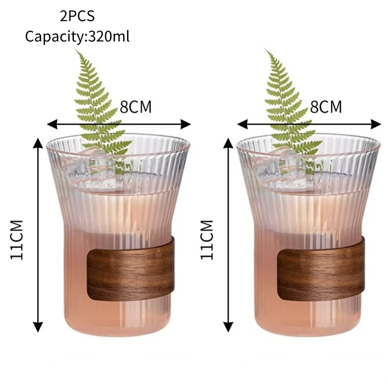 Коктейльный стакан USEEKRIL стеклянный полосатый с бамбуковым рукавом
Коктейльный стакан USEEKRIL стеклянный полосатый с бамбуковым рукавом