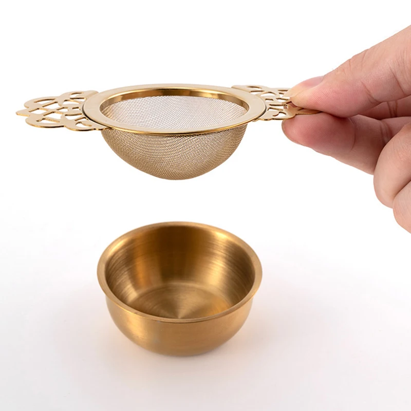 Double-layer Fine Mesh Tea Strainer Stainless Steel Filter Sieve Teaware Lace Tea Drain Useful Tea Infusers Kitchen Accessories
Double-layer Fine Mesh Tea Strainer Stainless Steel Filter Sieve Teaware Lace Tea Drain Useful Tea Infusers Kitchen Accessories