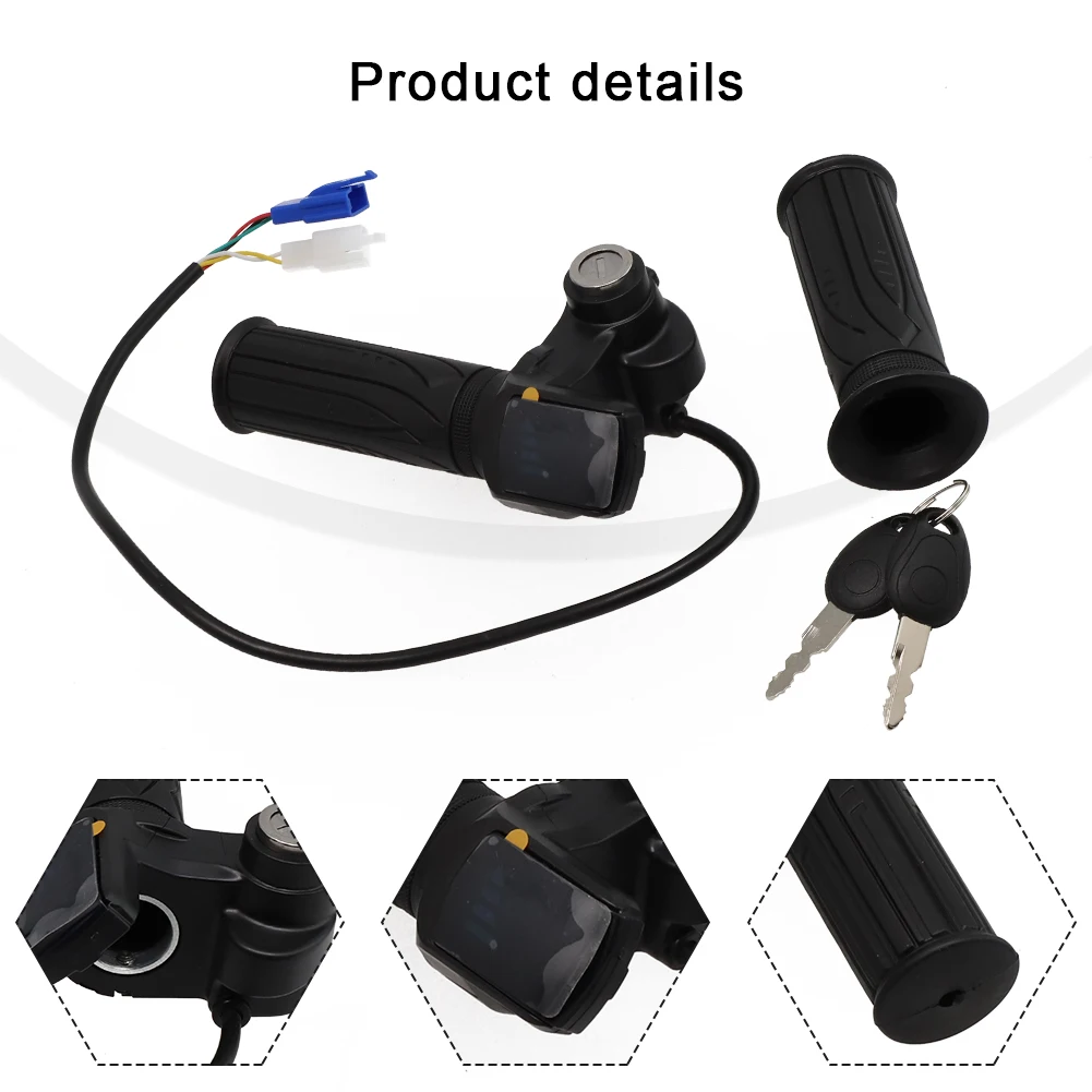 1pc 36/48V E-Bike Throttle Electric Bicycle Grip Handlebar With LED Display Scooter Real-time Display Cycling Parts
1pc 36/48V E-Bike Throttle Electric Bicycle Grip Handlebar With LED Display Scooter Real-time Display Cycling Parts