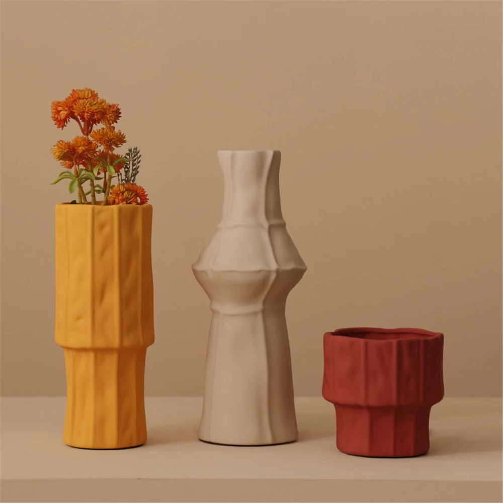Nordic Solid Color Art Ceramic Vase Flower Arrangements Tree Shape Geometric Vases Living Room Decor Home Decoration Accessories
Nordic Solid Color Art Ceramic Vase Flower Arrangements Tree Shape Geometric Vases Living Room Decor Home Decoration Accessories