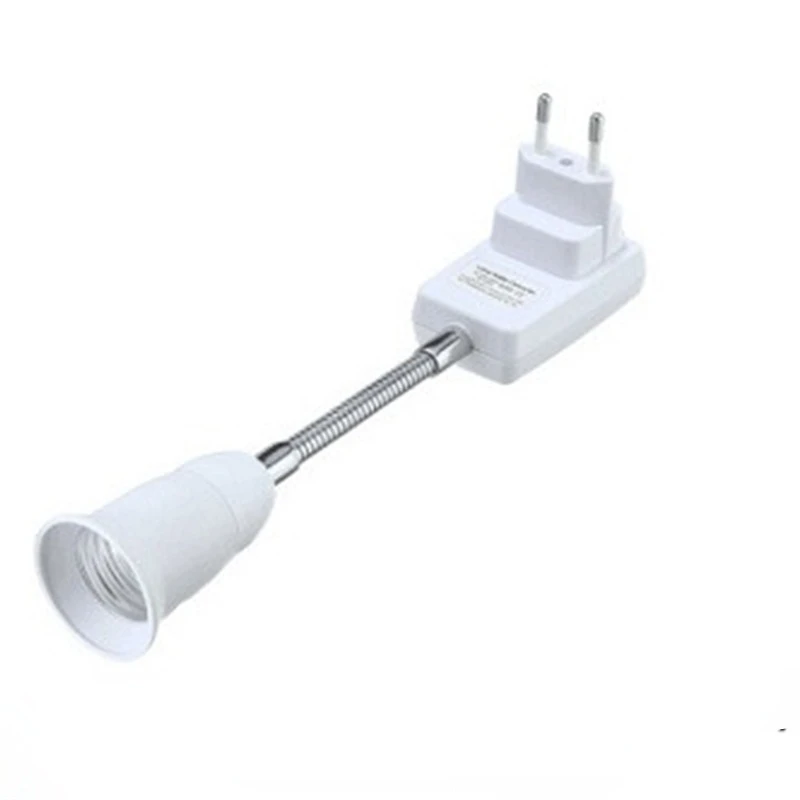 E27 to EU Plug Lamp Adapter PBT housing 20cm Soft Tube Flexible Extension LED Lamp Base Wall Bulb Holder Screw Book Lamp Socket
E27 to EU Plug Lamp Adapter PBT housing 20cm Soft Tube Flexible Extension LED Lamp Base Wall Bulb Holder Screw Book Lamp Socket