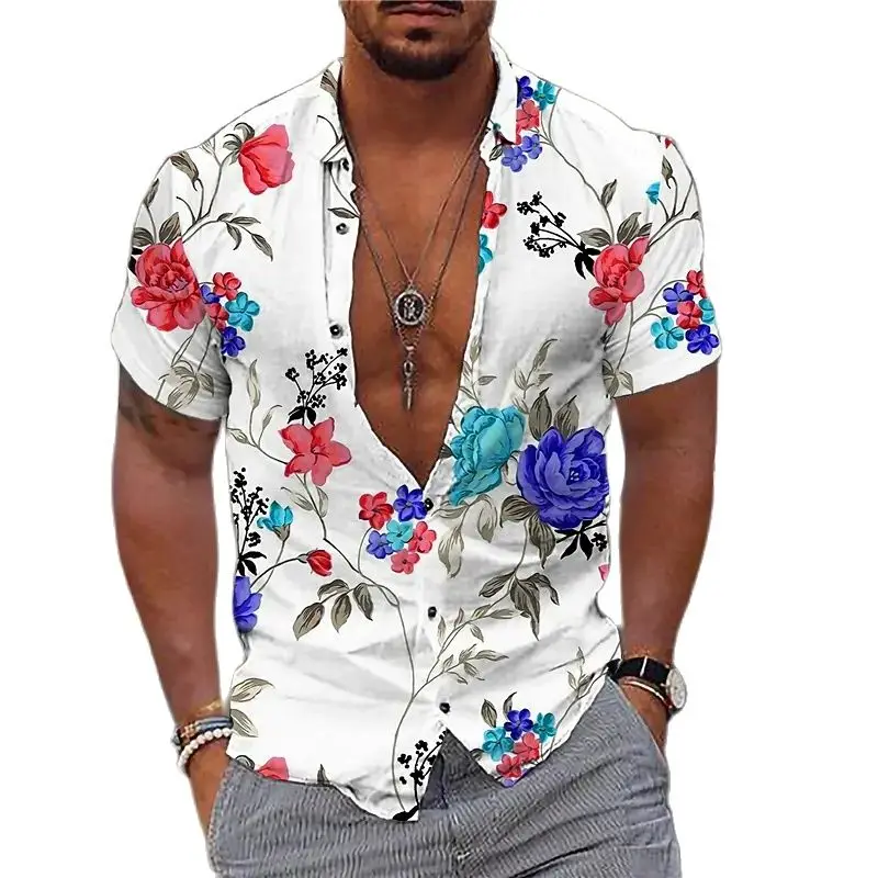 2022 Floral Shirts For Men 3d Print Men's Hawaiian Flower Shirt Beach Short Sleeve Fashion 5xl Tops Tee Shirt Man Blouse Camisa
2022 Floral Shirts For Men 3d Print Men's Hawaiian Flower Shirt Beach Short Sleeve Fashion 5xl Tops Tee Shirt Man Blouse Camisa