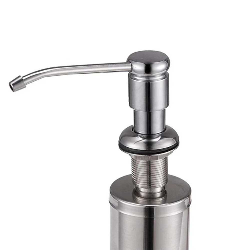 280ml Sink Liquid Stainless Steel Soap Dispenser Deck Mounted Removable Pump-head Self-priming Soap Dispenser For Kitchen
280ml Sink Liquid Stainless Steel Soap Dispenser Deck Mounted Removable Pump-head Self-priming Soap Dispenser For Kitchen