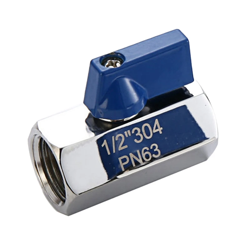 1/2Inch 304 Stainless Steel Mini Ball Valve Female By Female NPT Air Compressor Valves Water Gas Oil Shut Off Valve
1/2Inch 304 Stainless Steel Mini Ball Valve Female By Female NPT Air Compressor Valves Water Gas Oil Shut Off Valve