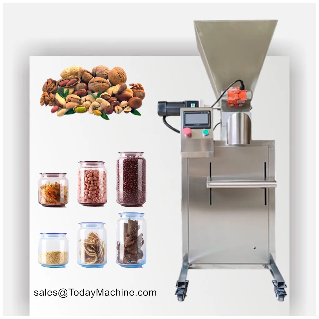 

Semi-Automatic Small Desktop 500g Flour Chili Coffee Milk Powder Screw Auger Filler / Dry Powder Filling Packaging Machine