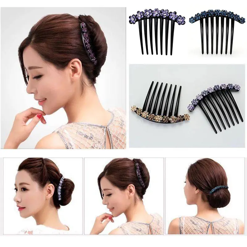 Crystal Rhinestones Flower Hair Combs Clip Beads Headwear Vintage Hairpins Women Hair Accessories Bridal Wedding Headdress
Crystal Rhinestones Flower Hair Combs Clip Beads Headwear Vintage Hairpins Women Hair Accessories Bridal Wedding Headdress