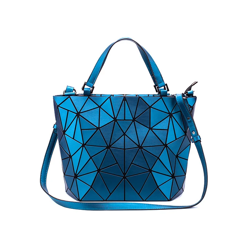 

sac a main new Sequins geometric bags for women 2023 Quilted Shoulder Bag Laser Plain Folding Handbags Hologram bolsa feminina