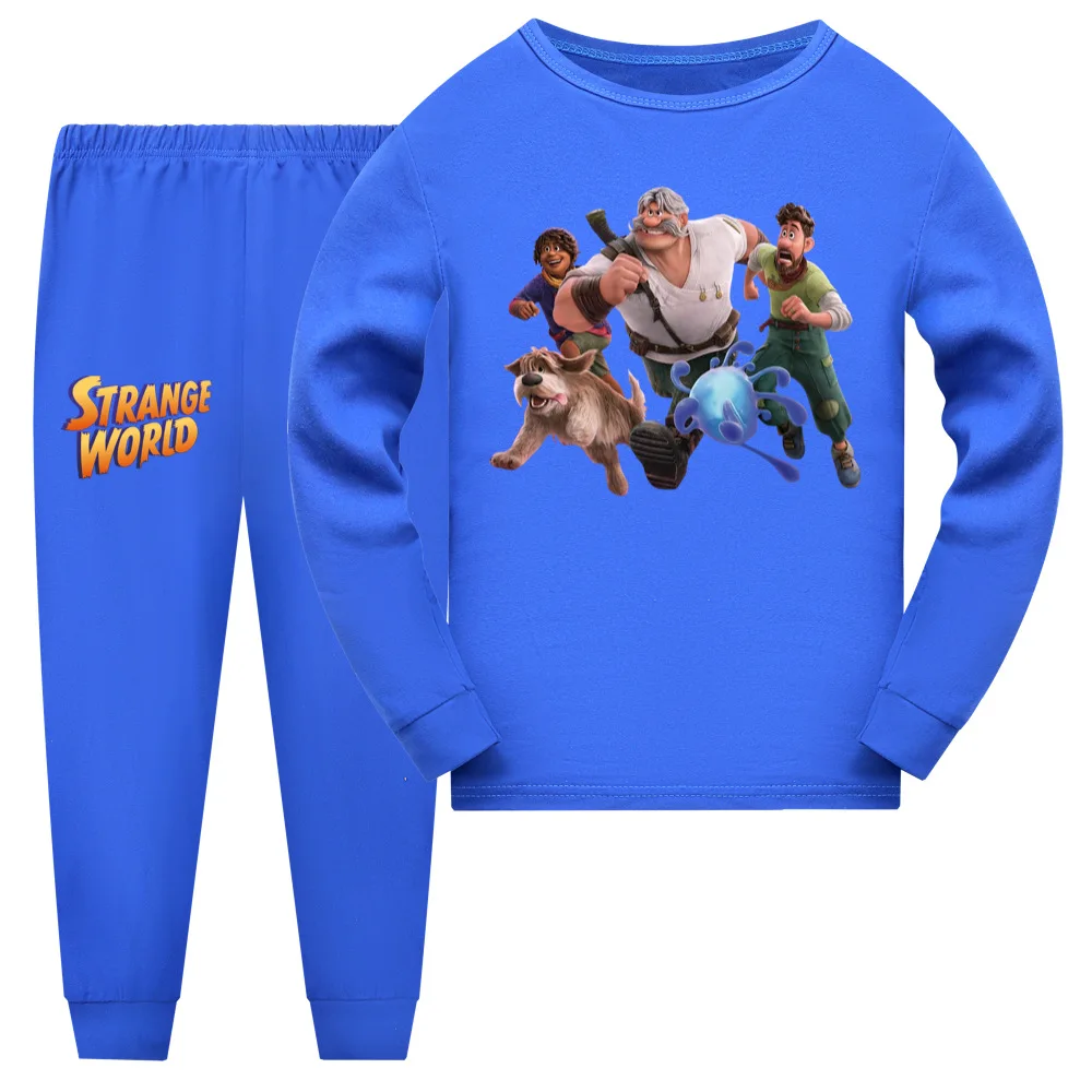 Disney STRANGE WORLD Anime Toddler Boy Clothes Summer Pajamas Cotton LONG Sleeve TShirt + Trousers Costume Girls Casual Homewear
Disney STRANGE WORLD Anime Toddler Boy Clothes Summer Pajamas Cotton LONG Sleeve TShirt + Trousers Costume Girls Casual Homewear