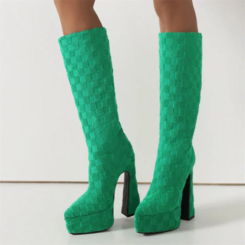 Women Boots 2022 Designer Luxury Platform High Heels Plus Size Women Shoes Sexy Pointy Fashion Elegant Lady Knee High Boots
Women Boots 2022 Designer Luxury Platform High Heels Plus Size Women Shoes Sexy Pointy Fashion Elegant Lady Knee High Boots