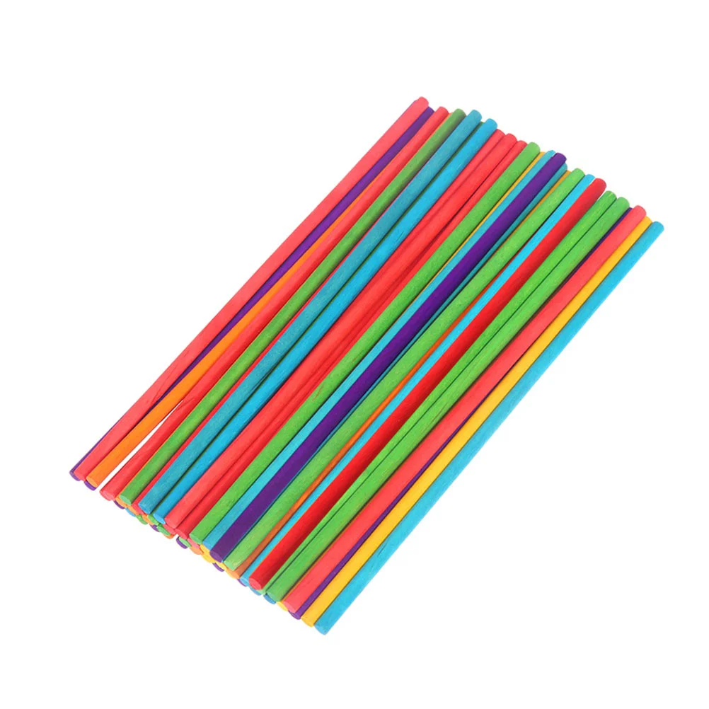 50pcs Round Wooden Sticks DIY Colorful Wood Stick for Sticks Painting Projects Crafting Projects Counting
50pcs Round Wooden Sticks DIY Colorful Wood Stick for Sticks Painting Projects Crafting Projects Counting