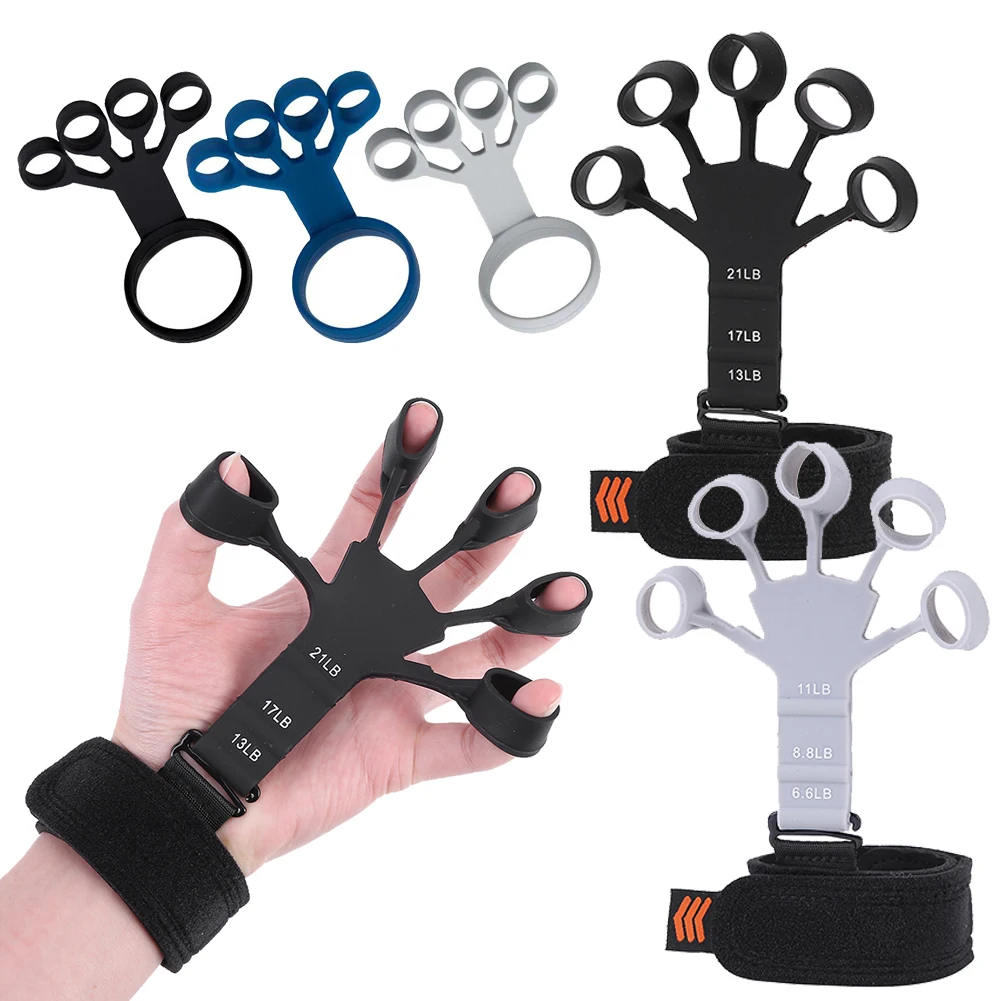 Силиконовый тренажер для пальцев, с ручкой, регулируемый экспандер для пальцев, практичное ручное физическое оборудование для пациентов, силовая тренировка 
Силиконовый тренажер для пальцев, с ручкой, регулируемый экспандер для пальцев, практичное ручное физическое оборудование для пациентов, силовая тренировка