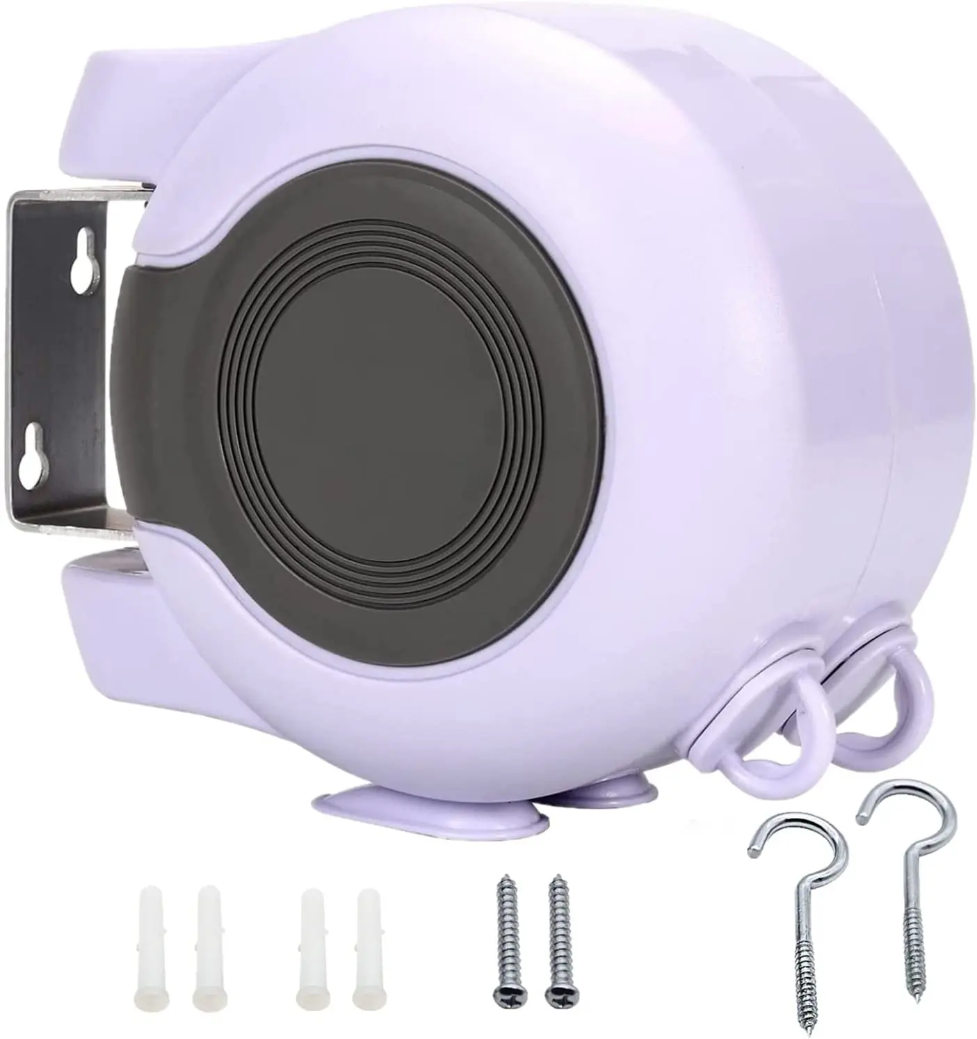 30m Retractable Washing Lines,Wall Mounted Heavy Duty Clothes Line Reel Retractablel for Indoor/Outdoor Laundry Drying (2 x 15m 
30m Retractable Washing Lines,Wall Mounted Heavy Duty Clothes Line Reel Retractablel for Indoor/Outdoor Laundry Drying (2 x 15m