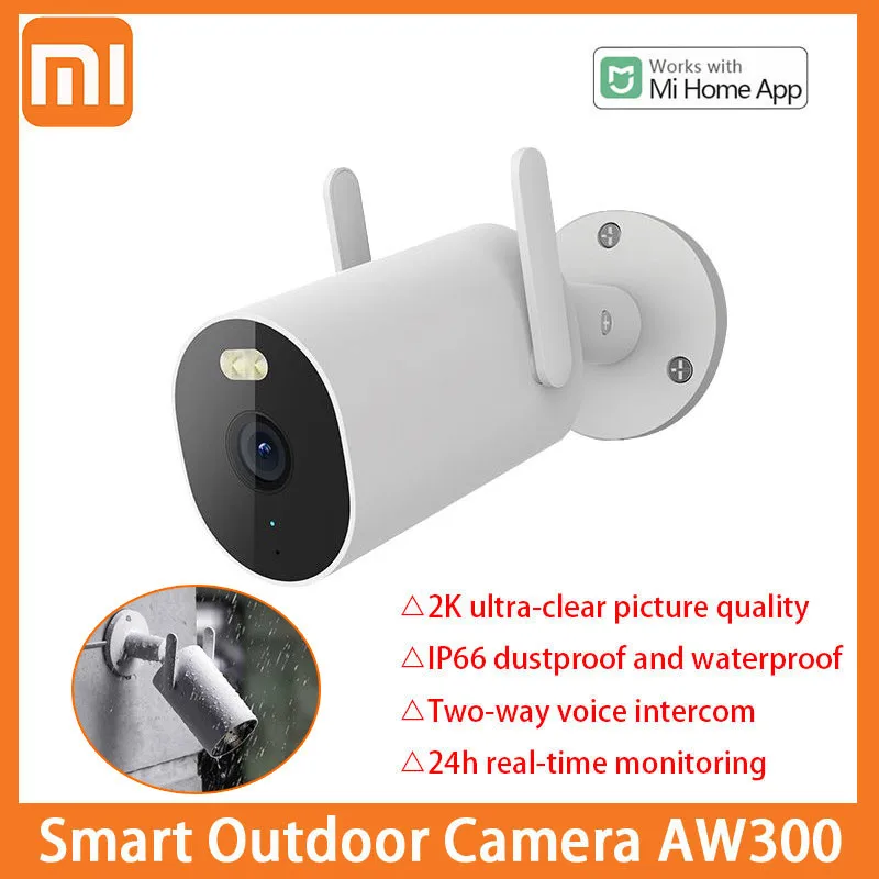 Уличная смарт-камера Xiaomi Mijia AW300 IP66, 2K, 256 ГБ, веб-камера ночного видения с Wi-Fi для видеонаблюдения, веб-камера с обнаружением приложения MiHome
Уличная смарт-камера Xiaomi Mijia AW300 IP66, 2K, 256 ГБ, веб-камера ночного видения с Wi-Fi для видеонаблюдения, веб-камера с обнаружением приложения MiHome